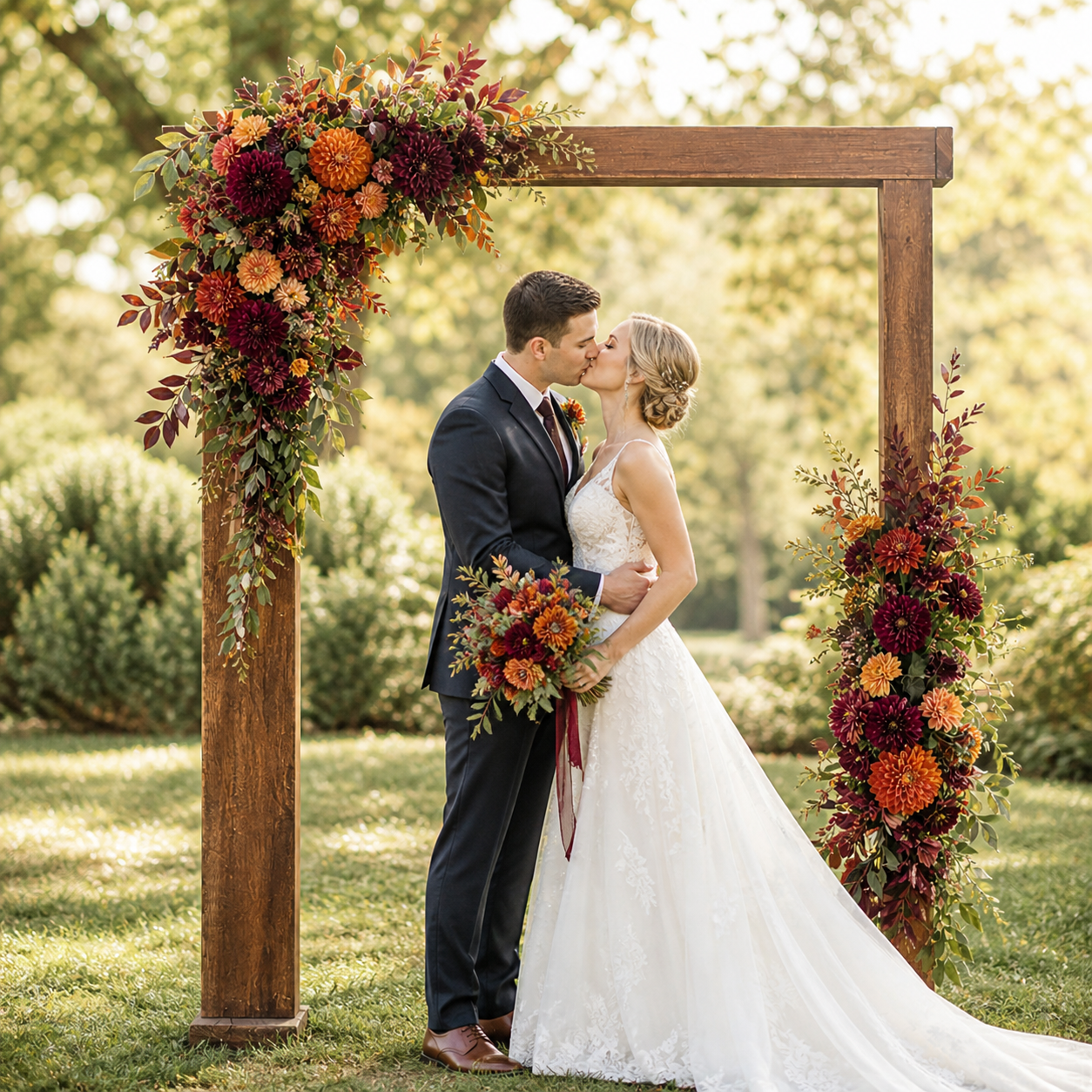 Wedding ceremony florals