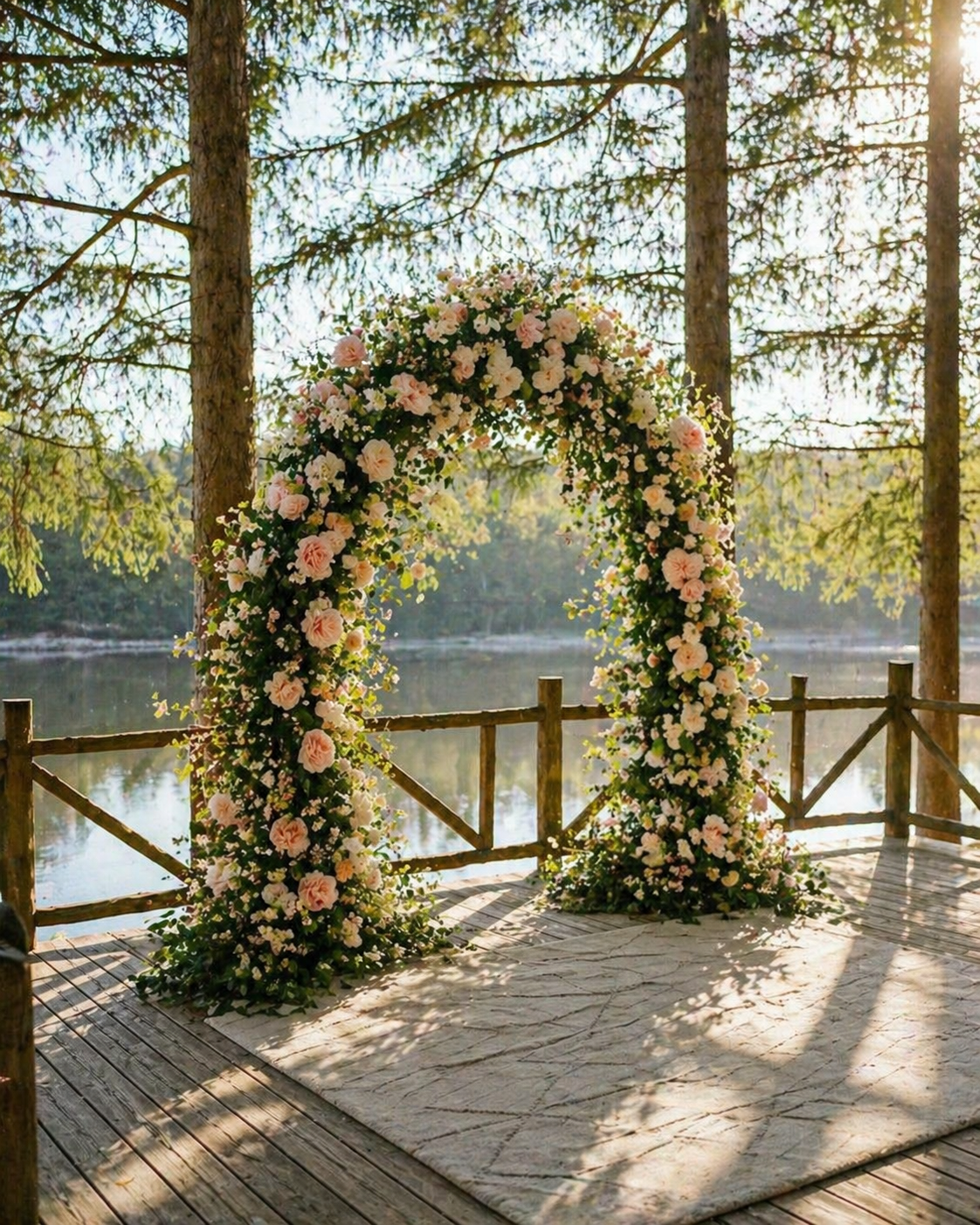 Garden Romance Floral Arch view 2
