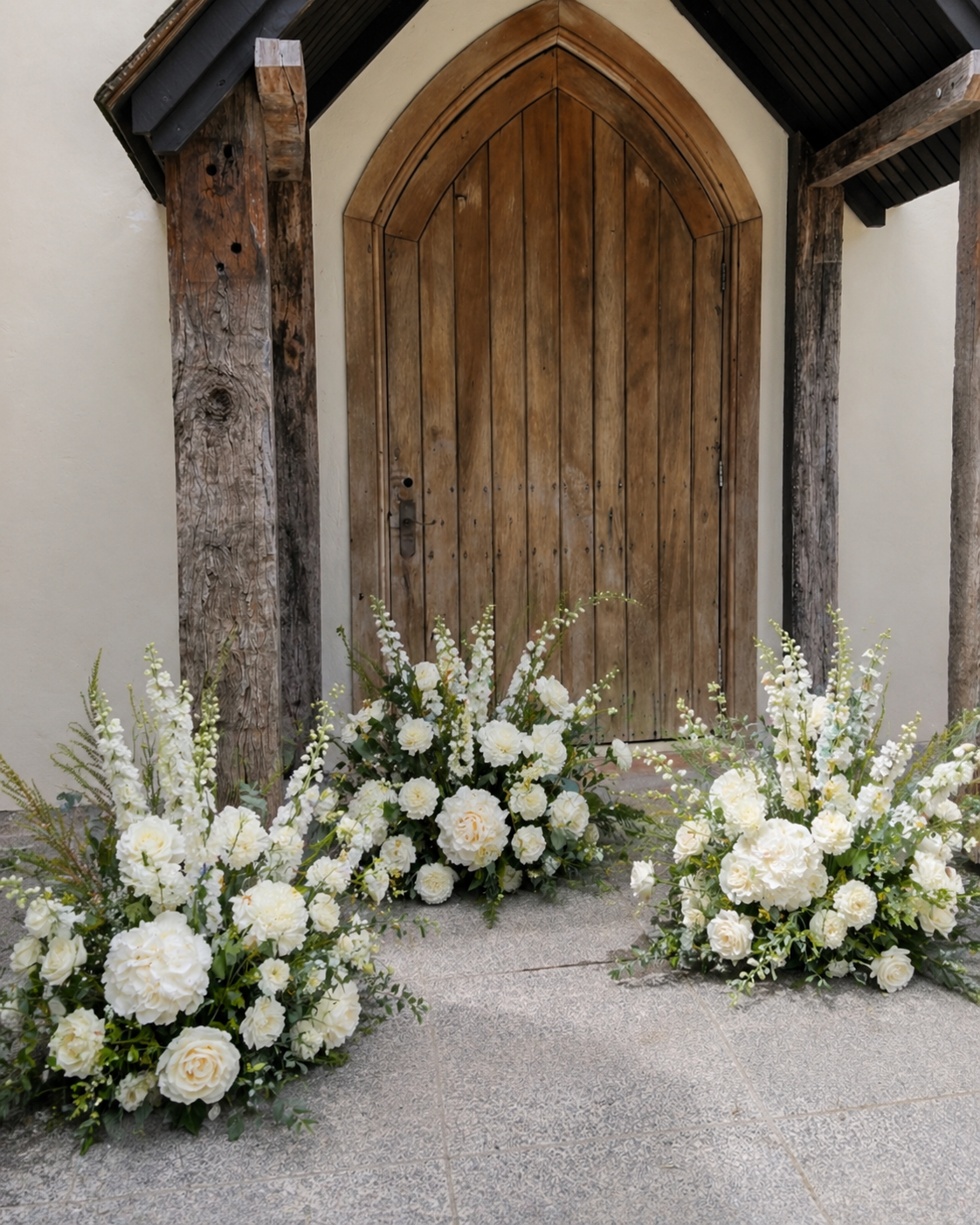Classic White Aisle Flowers