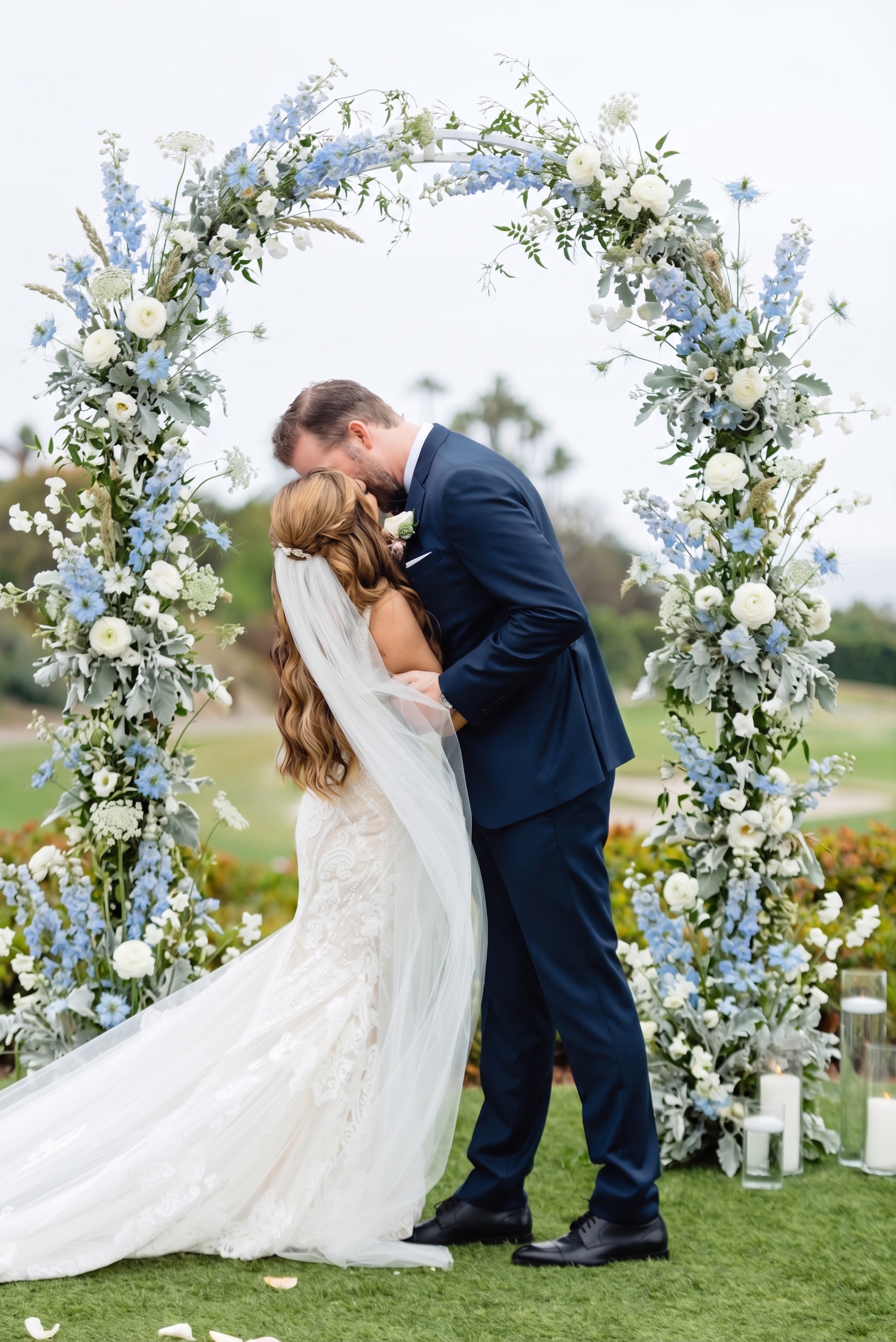 Coastal Breeze Floral Arch