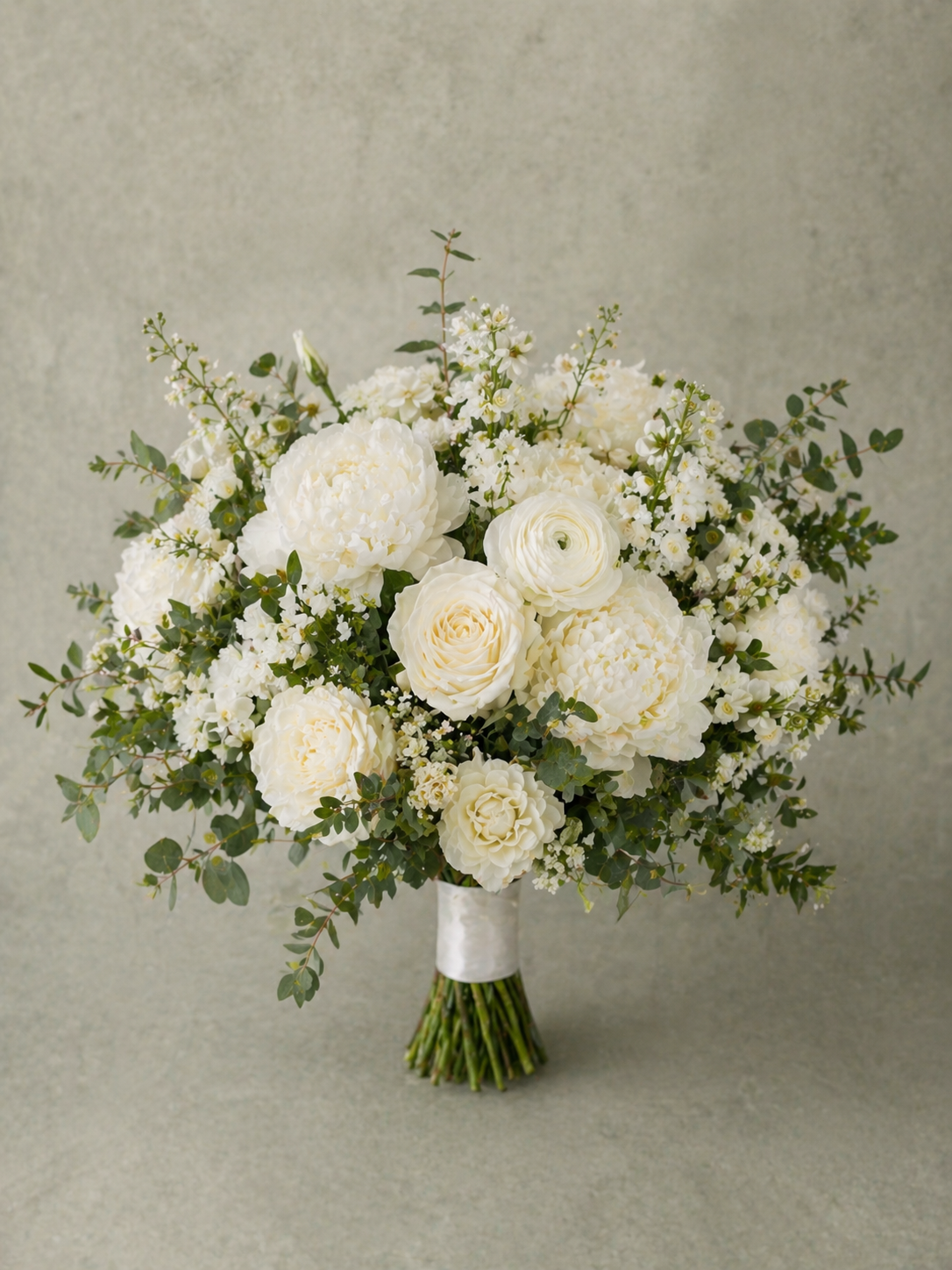 Classic White Bridal Bouquet